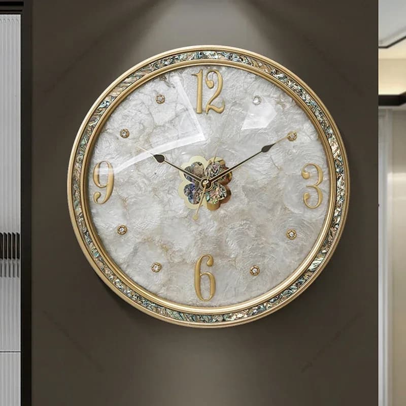 Nordic Decoration Wall Clocks Art Mural Luxury Elegant Living Room Wall Clocks Silent Italian Design Home Decor Duvar Saati LLWC