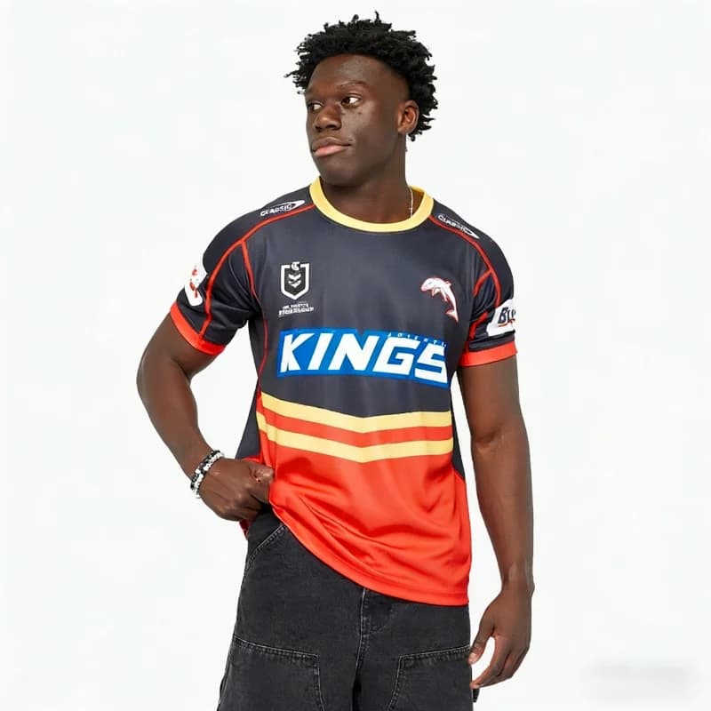 Nuova Maglia da Rugby 2026 con Motivo Delfini, T-shirt Estiva Traspirante ad Asciugatura Rapida per Uomo e Donna, Top Y2k, Abbigliamento da Spiaggia, Tuta da Surf