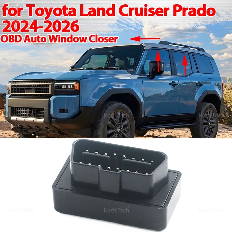 Car Remote Control Power Auto Window Closer Glass Rewinder Controller for Toyota Land Cruiser Prado LC250 J250 2024 2025 2026