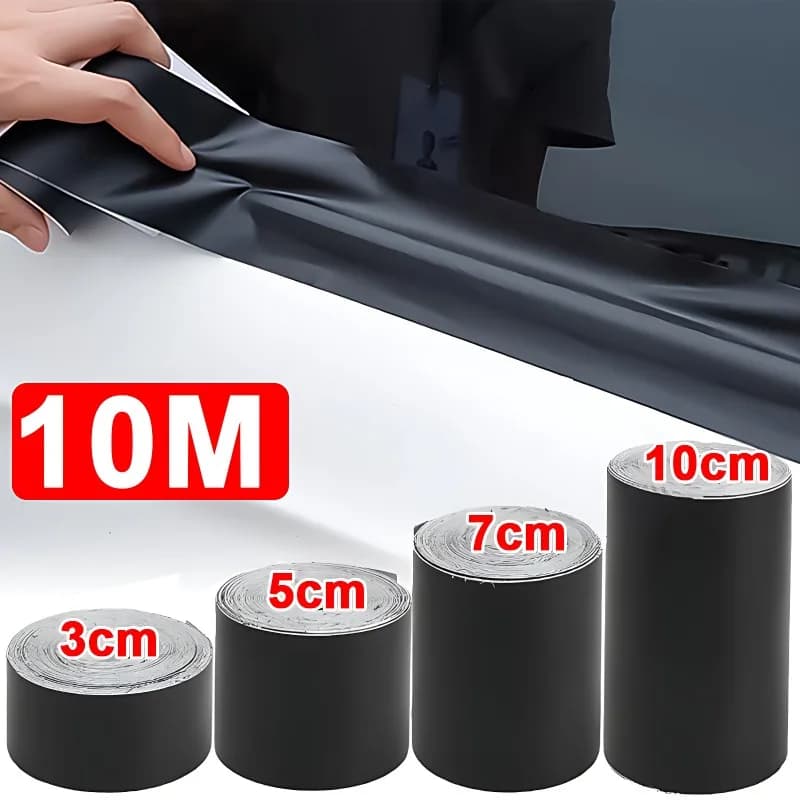 Pellicola colorata nera opaca Nastro di protezione per auto Adesivo per auto Pellicola per rivestimento per finestra in vinile per poggiapiedi per pilastro del tetto del cofano esterno dell'auto