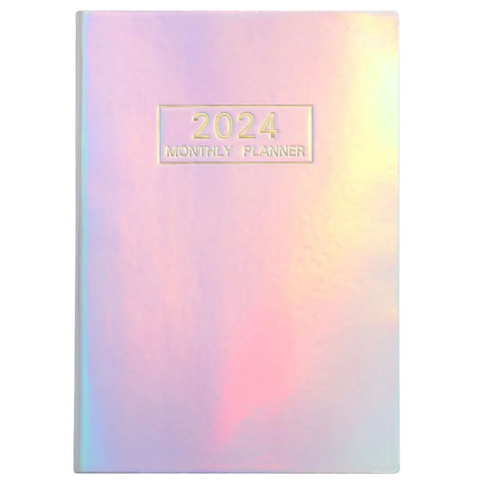 Agenda Planner 2024, Taccuino Multifunzione per Gestione del Tempo, Blocco Note per Lista delle Cose da Fare Quotidiane, per Lavoro e Studio