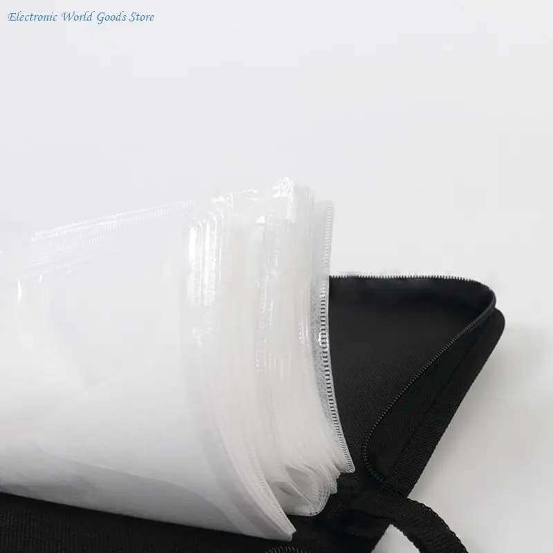 A3PD 80 pezzi DVD dischi mercerizzati borsa in tessuto custodia per per DVD