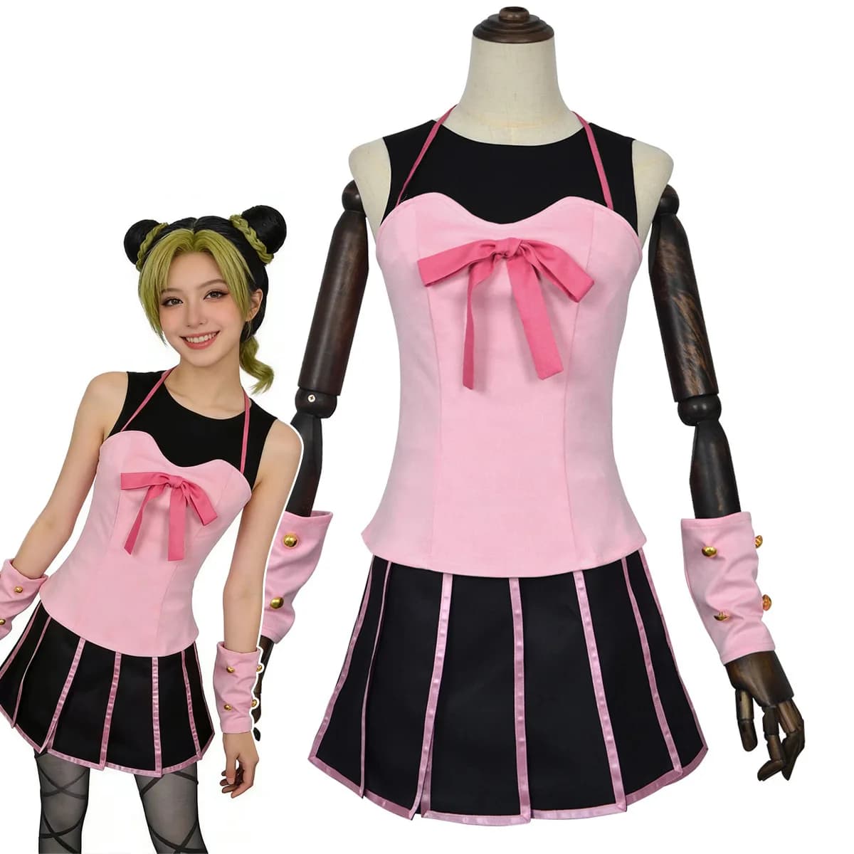 Anime Jojo's Wonderful Adventures Part 7: Horse Racing Yoshiro Cos Costume Lusisi Cosplay Costume anime Dress