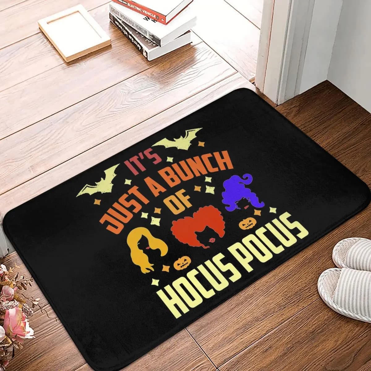 Hocus Pocus Perfect Gift Love Doormat Rug Carpet Mat Footpad Polyester Non-slip Dust-Proo Entrance Kitchen Bedroom Balcony