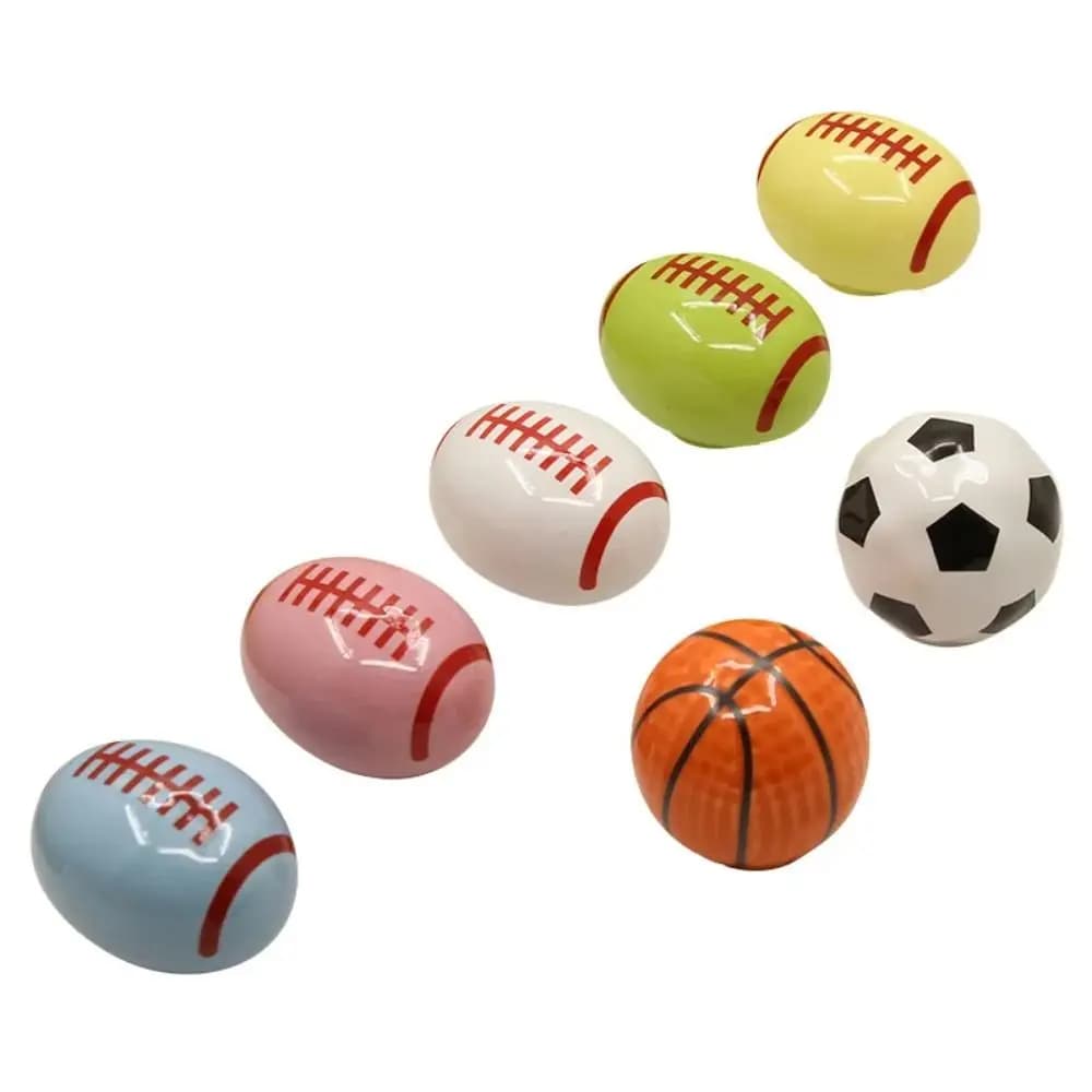 Maniglie per Armadietti a Forma di Pallone da Calcio, Design Carino per Camerette Bambini, Maniglie Originali a Forma di Pallacanestro per Cassetti