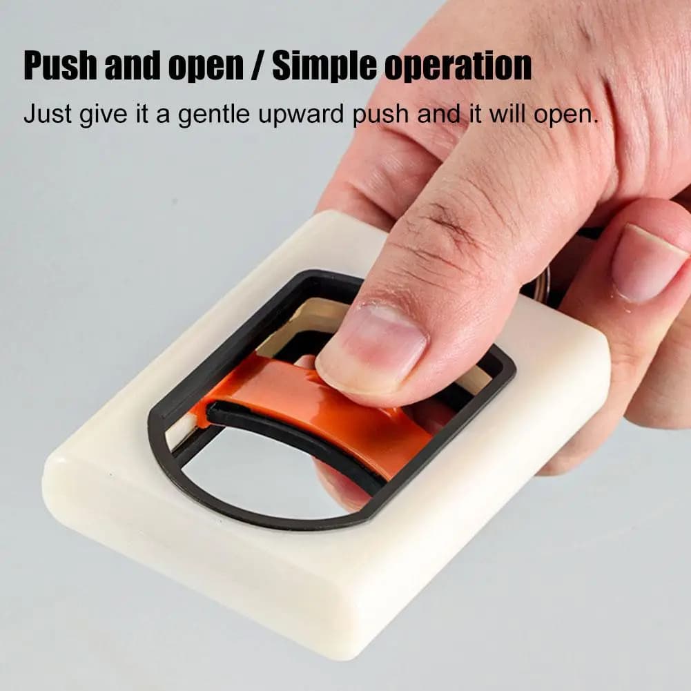 Organizzatore portatile per fascette stringicavo da 1/2 pezzi con fibbia per appendere, fluorescente, per riporre e distribuire in modo ordinato le fascette stringicavo, design anti-smarrimento