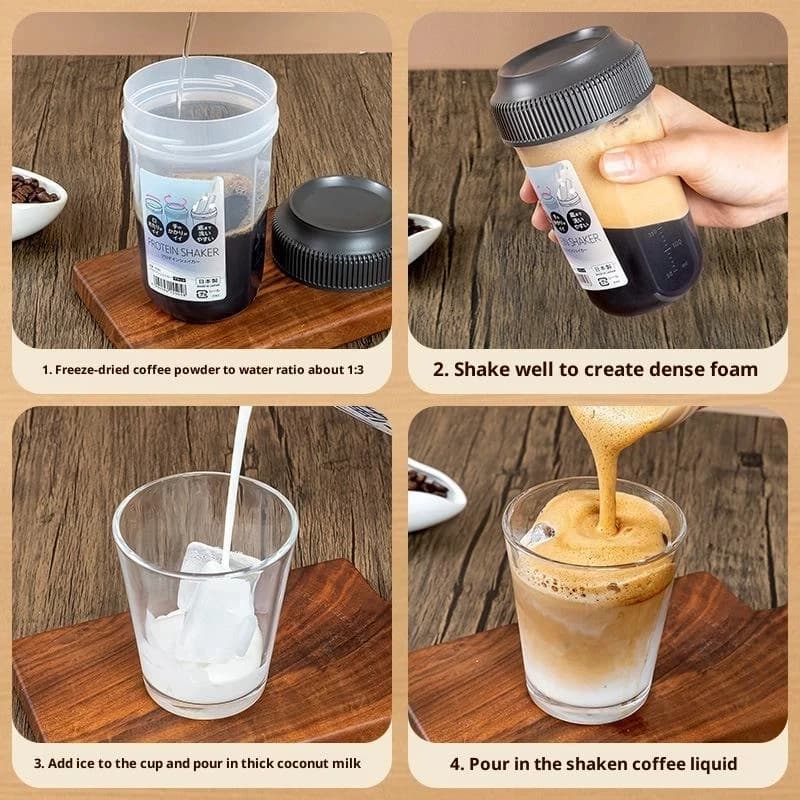 400 ML Powder Milkshake Mixing Cup Health And Beauty Home Goods Fitness Shaker Cup For Men And Women Sports Protein