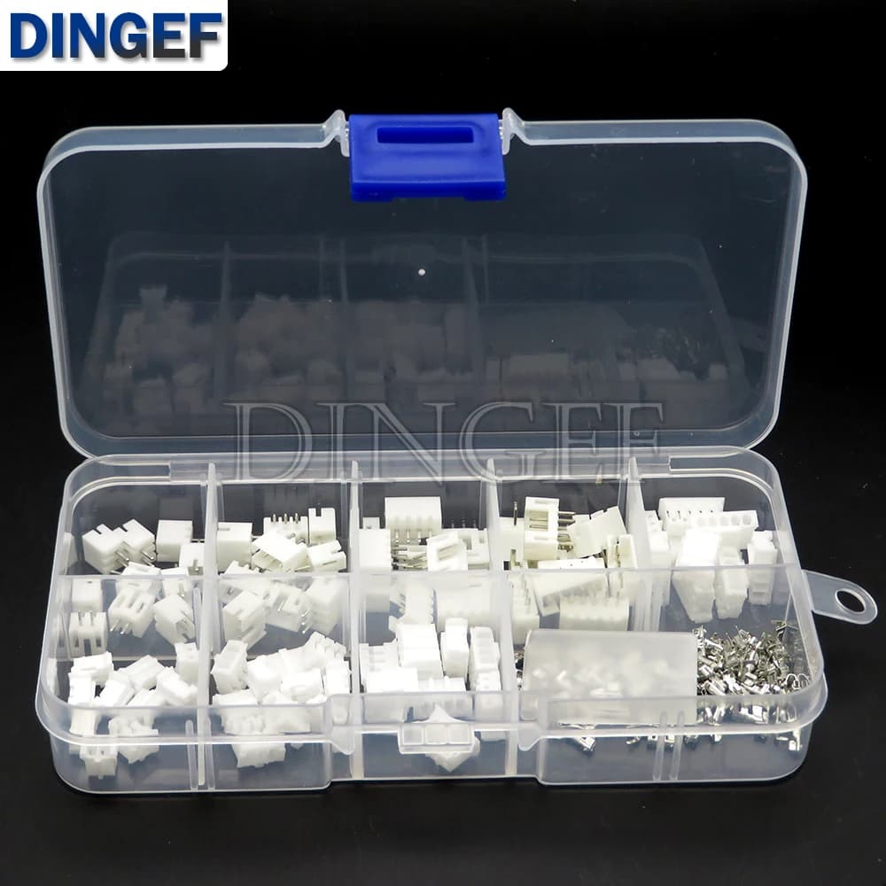 230 Pz/lotto PH2.0 2p 3p 4p 5 pin 2.0mm Passo Terminale Kit Alloggiamento Spille Intestazione JST Connettore Cavo Adattatore Kit PH per stampante 3D