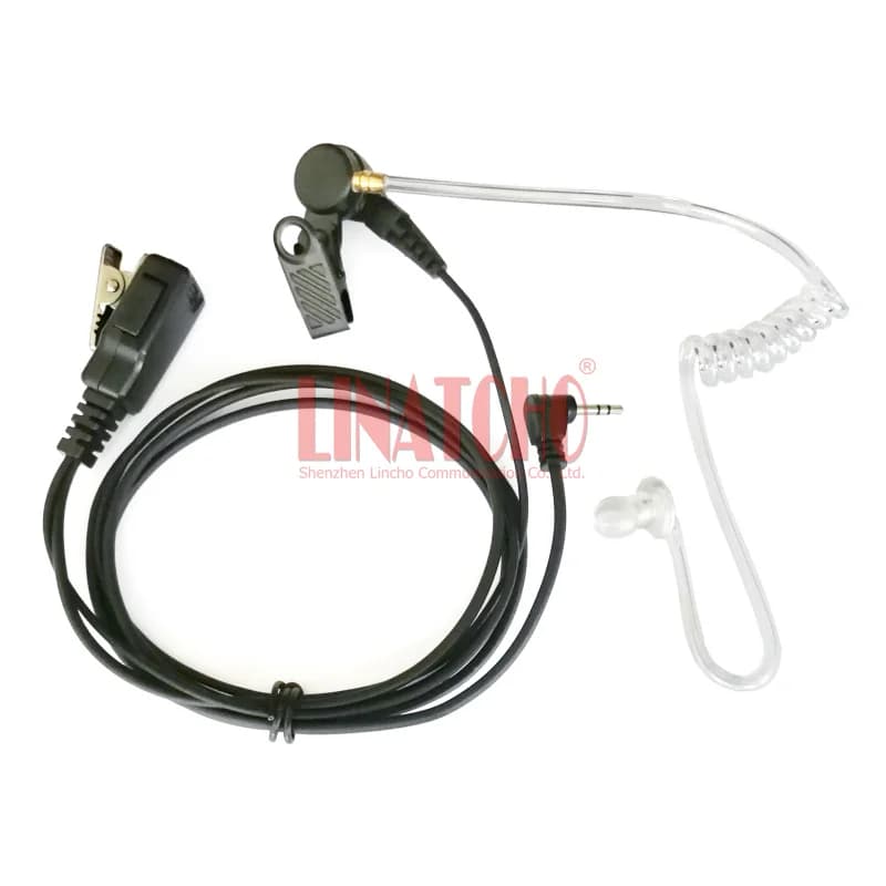 T6200 T6210 T6212 T6220 Walkie Talkie Tubo acustico Trasparente 2.5MM Auricolare