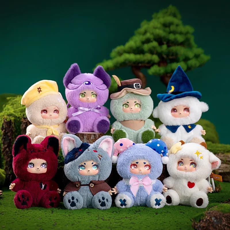 Adorabili giocattoli di peluche Wolfman Killing Series Bambole da collezione Giocattolo alla moda Simpatico animale di peluche Regalo ideale Ornamento Giocattoli di peluche