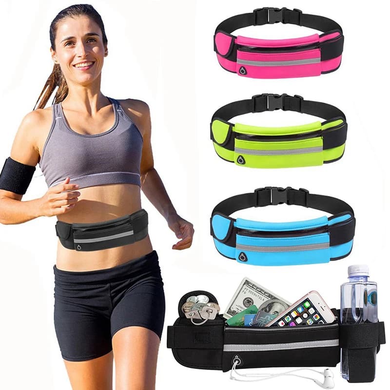 Marsupio sportivo Marsupio da corsa da donna Marsupio da uomo Borse da palestra per telefono Zaino per idratazione dell'acqua Accessori per ciclismo da corsa