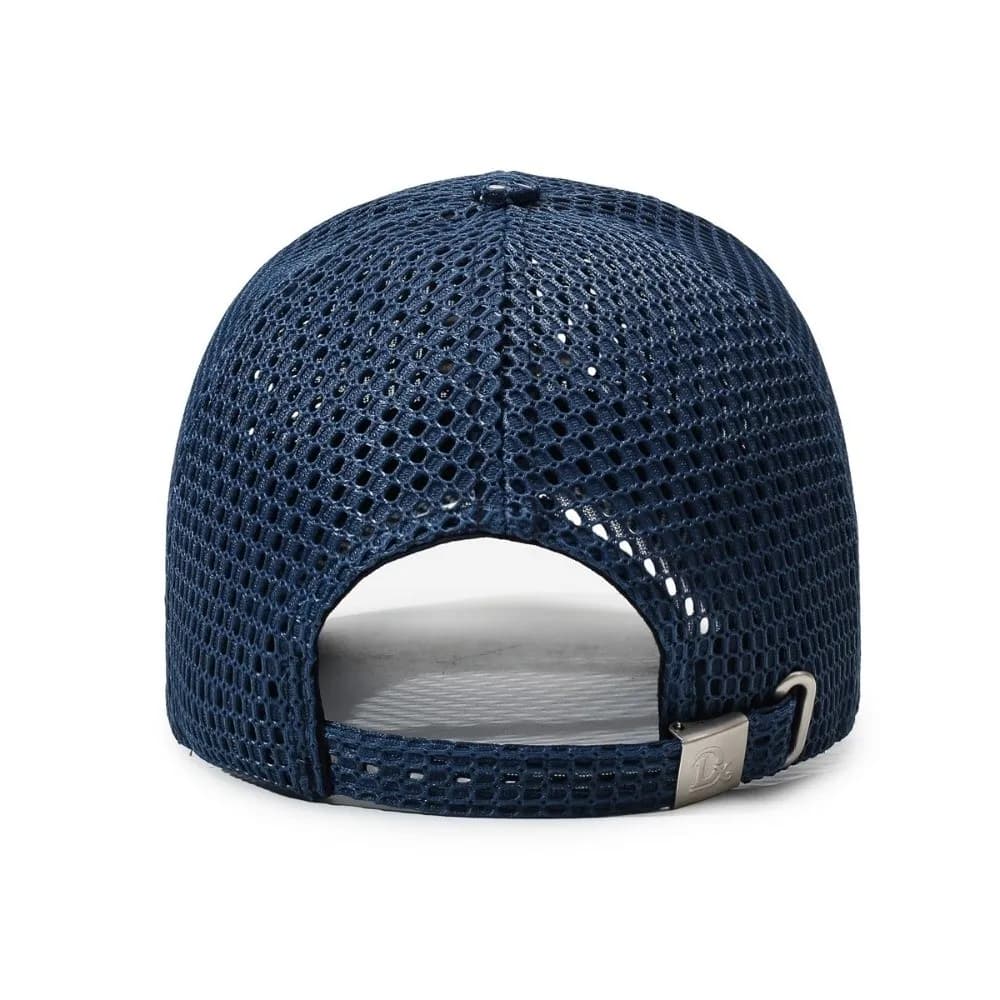 Casual Breathable Mesh Baseball Cap UV Protection Star Embroidery Sun Hat Quick Dry Adjustable Snapback Cap Summer