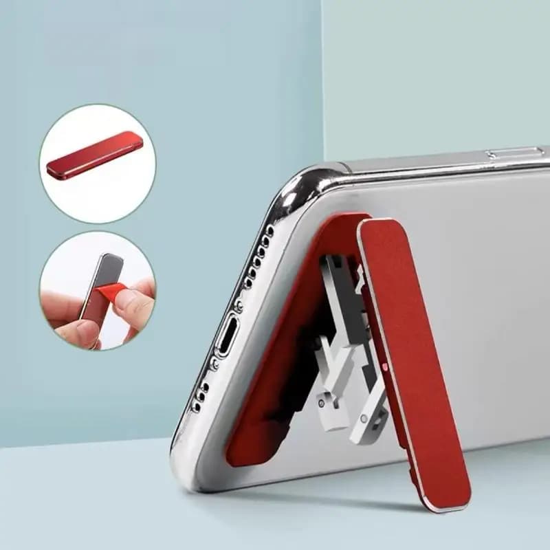 Supporto per cellulare pieghevole mini invisibile da 1/3 pezzi, supporto da tavolo in lega di alluminio, supporto per cellulare con angolo regolabile