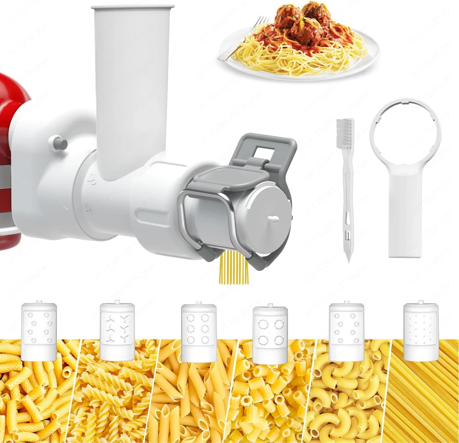 Accessori per pasta Frullatore da cucina Cuisinart 6 diverse forme di pasta