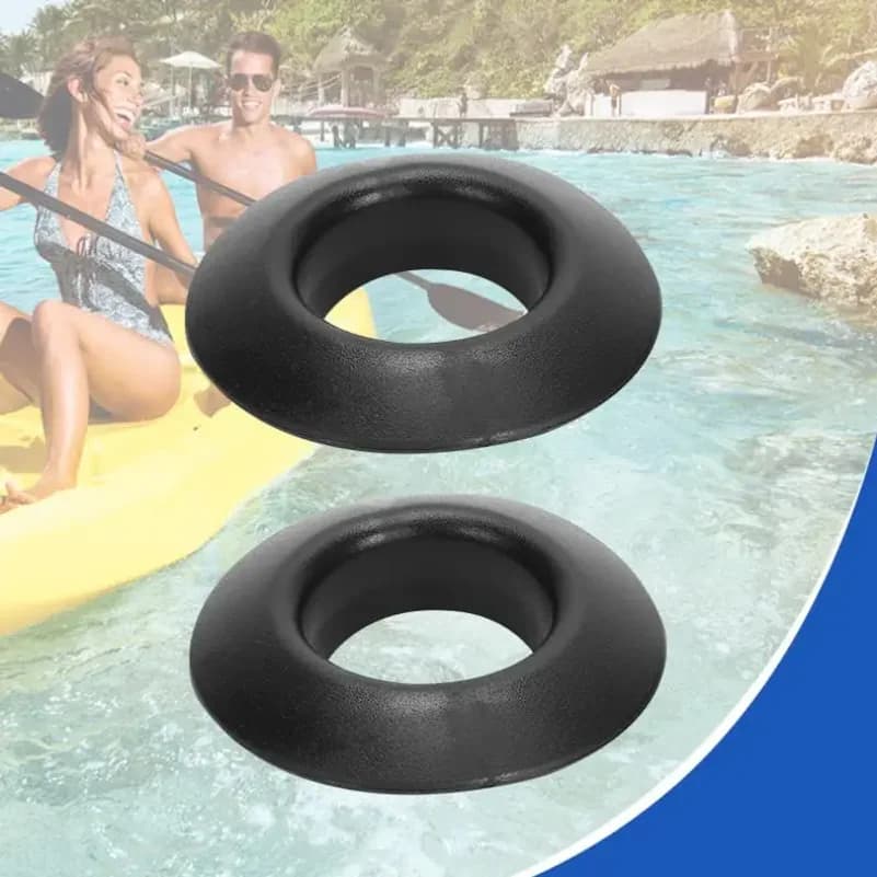 12pcs Drip Ring Replacement Outdoor Rowing Boat Raft Canoe Kayak Oar Accessories Paddle Splash Guards Propel Paddle Parts