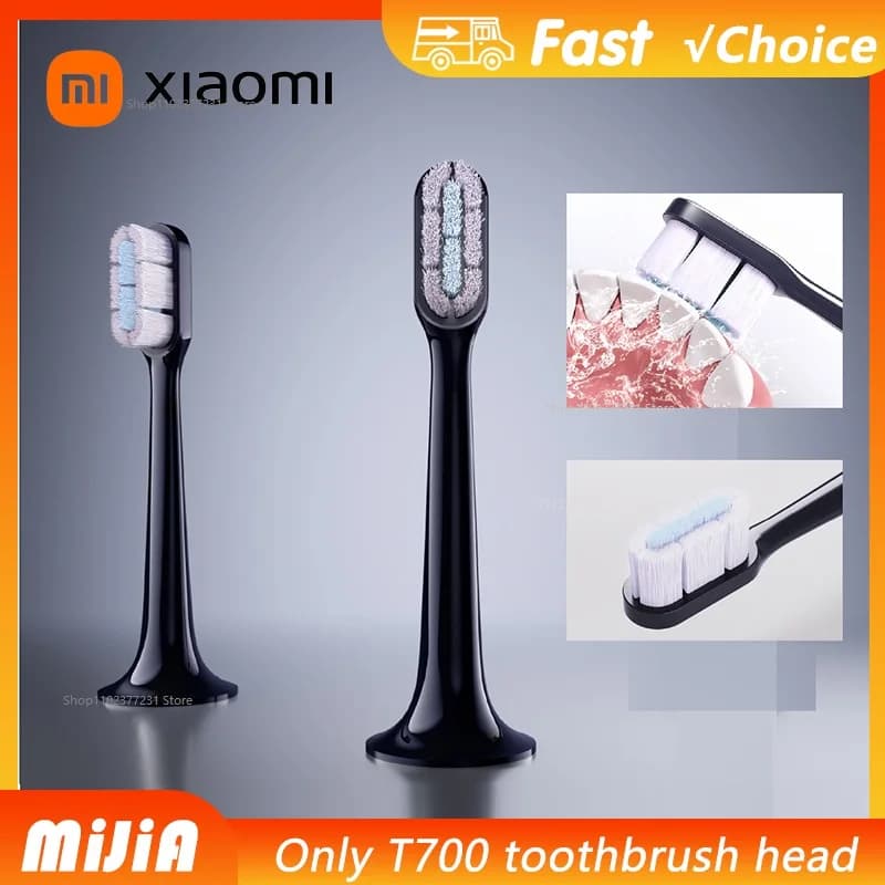 Originale Xiaomi Norma Mijia Spazzolino Da Denti Testa T700 Spazzolino Elettrico Sonico Impermeabile Morbido Salute Sostituzione Setole Morbide 2/4/6 Pz