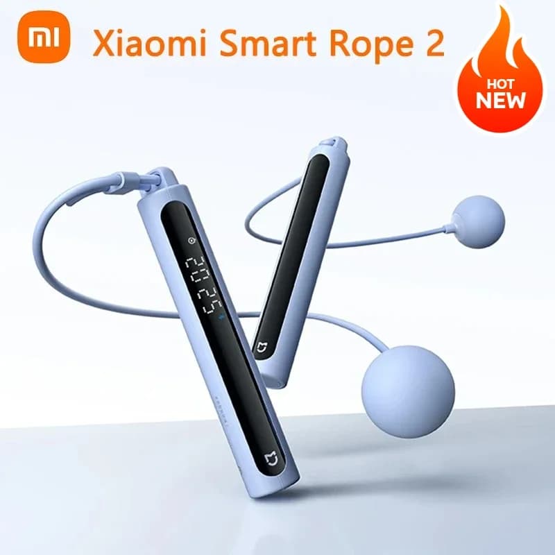 Xiaomi Mijia Smart Rope Skipping 2 Conteggio preciso del numero di salti con corda Display digitale Bluetooth 5.1 Analisi dei dati Compatibile con l'app Mihome