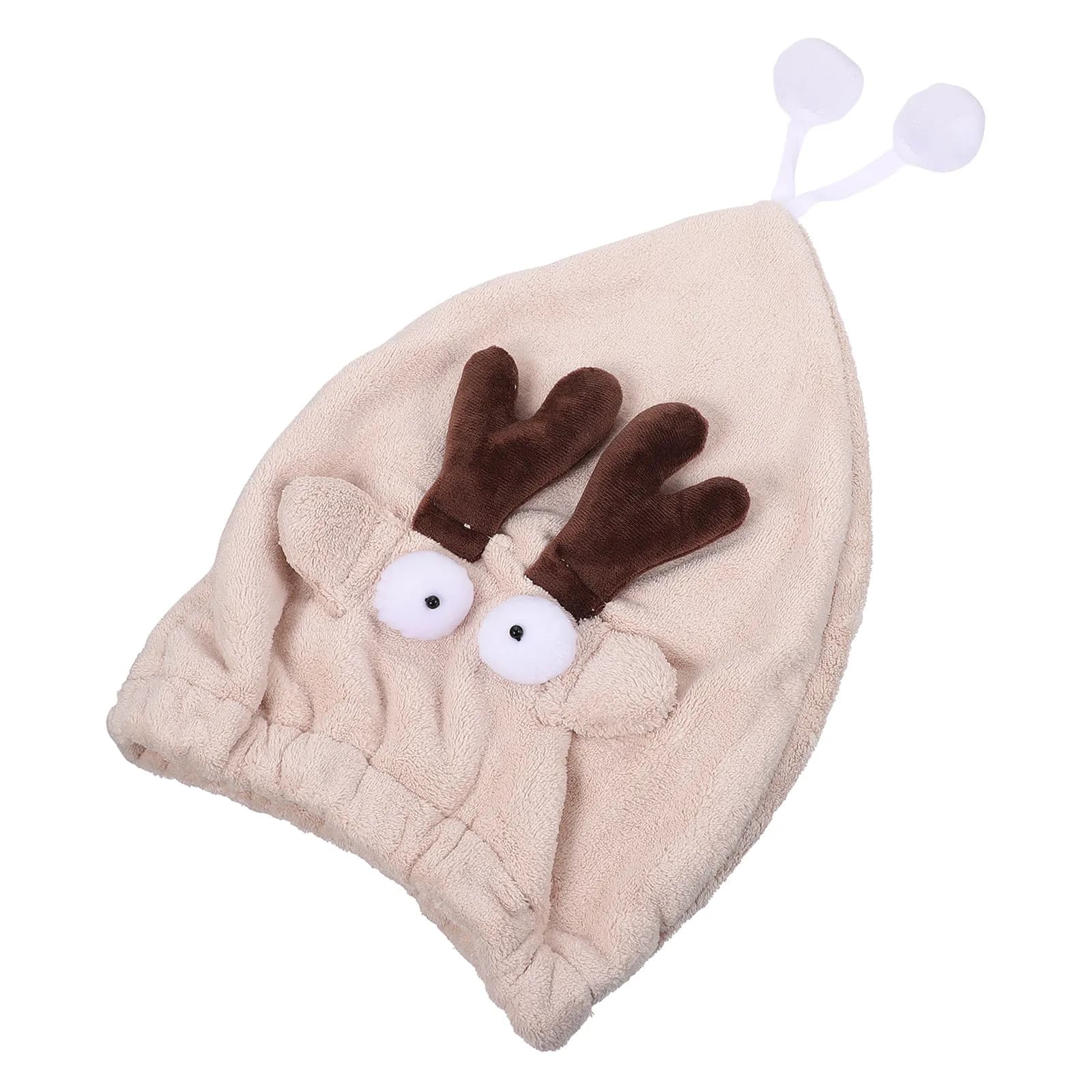 1Pcs Hair Drying Cap Super Absorbent Towel Fast Dry Hair Wrap Soft Shower Bath Hat for Women Men Kids Prevent Frizz Split Ends