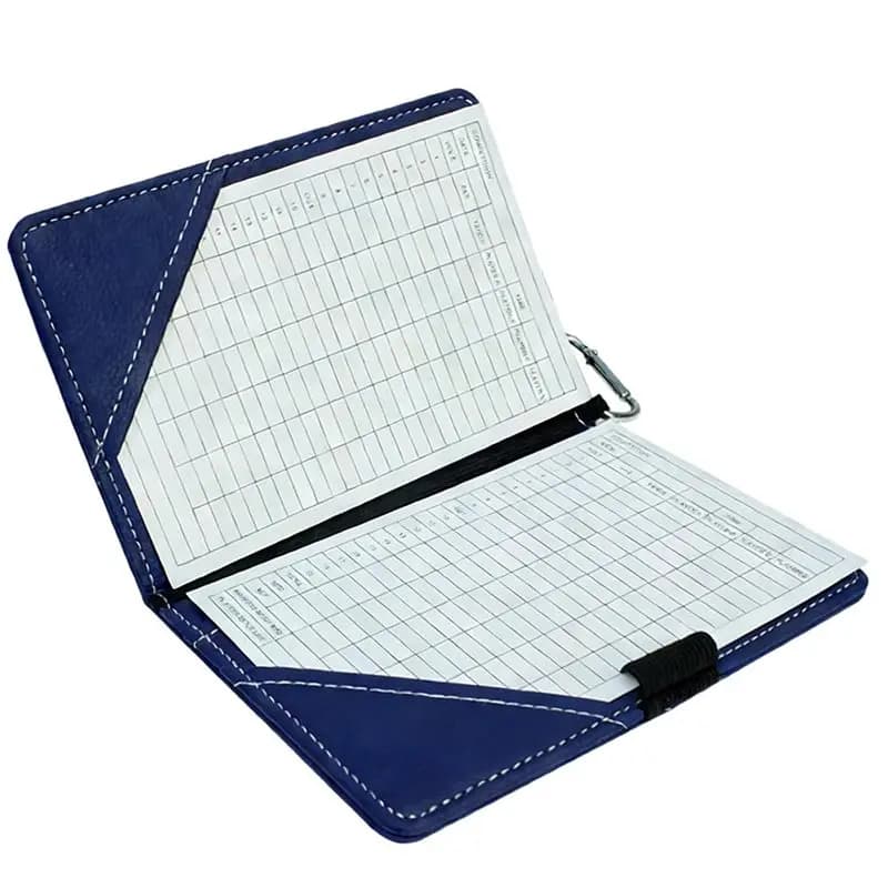 【GRANDE SCONTO】Set porta schede da golf in pelle impermeabile, portatile e pieghevole, adatto per competizioni all'aperto