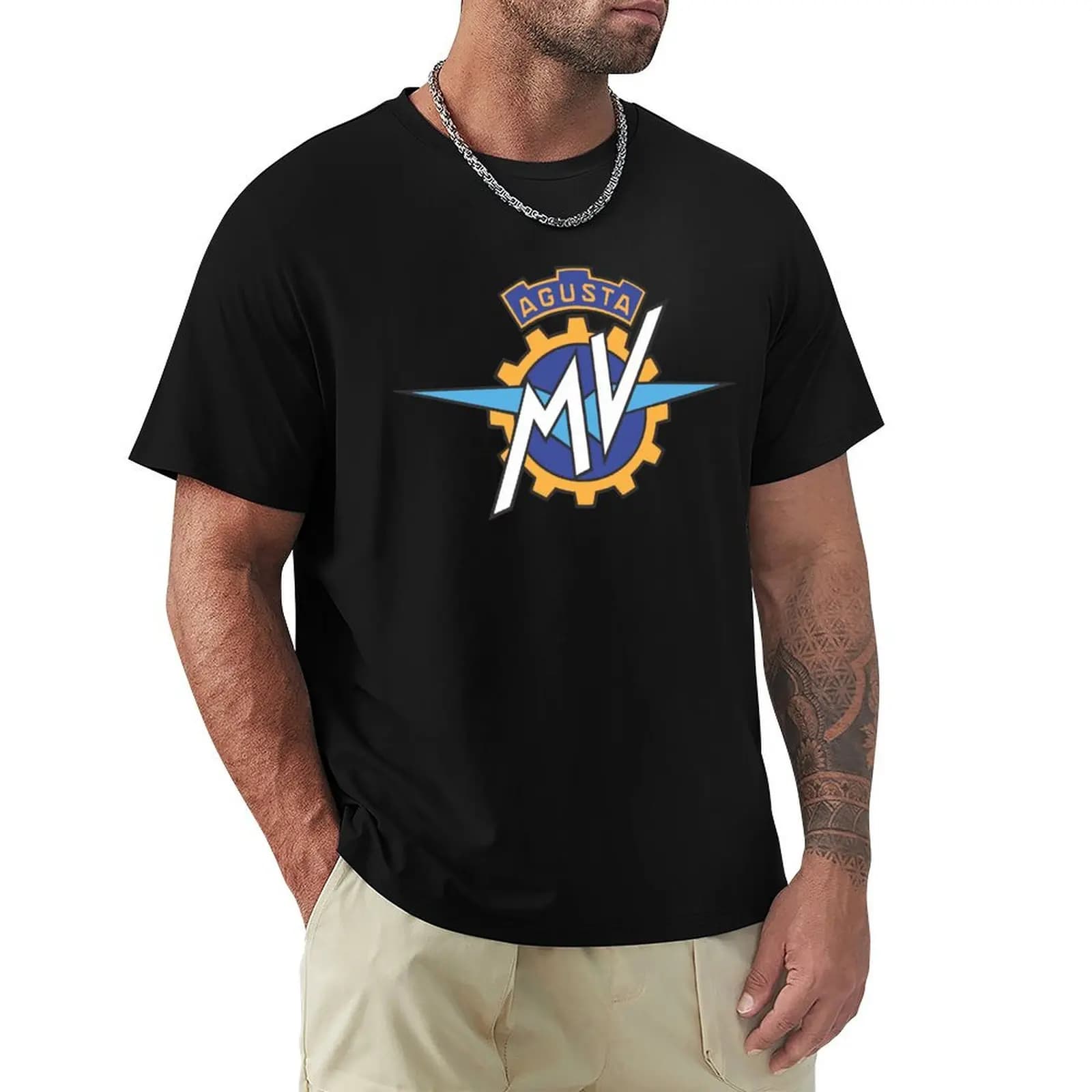 T-shirt con logo MV Agusta per i fan T-shirt Performance Dry Fit
