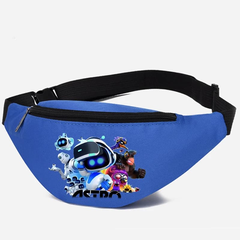 Marsupio Anime Astrobots, Marsupio da Uomo Portatile per Sport, Corsa, Escursionismo, Marsupio a Tracolla con Design Cartoon
