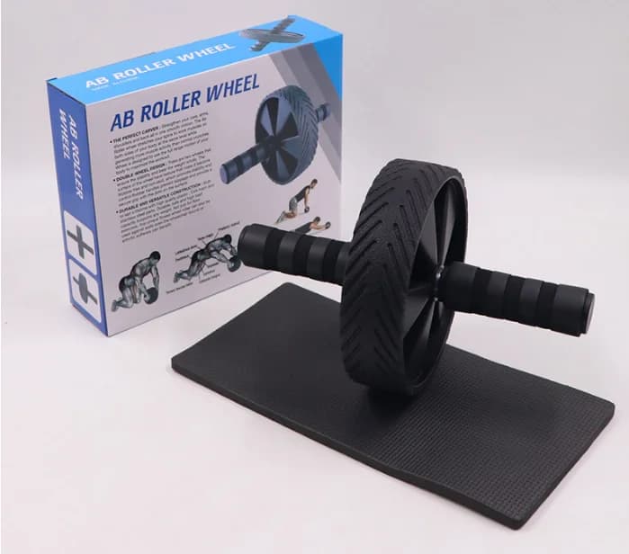 Abdominal Rollers Single Double Wheel Abdominal Muscle Silent Non-slip texture Fitness equipment with rollers for strength workouts in the gym