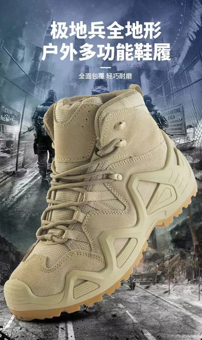 Scarponi da Trekking Classici da Uomo, Scarpe Antiscivolo da Escursionismo, Calzature da Passeggio Outdoor di Design
