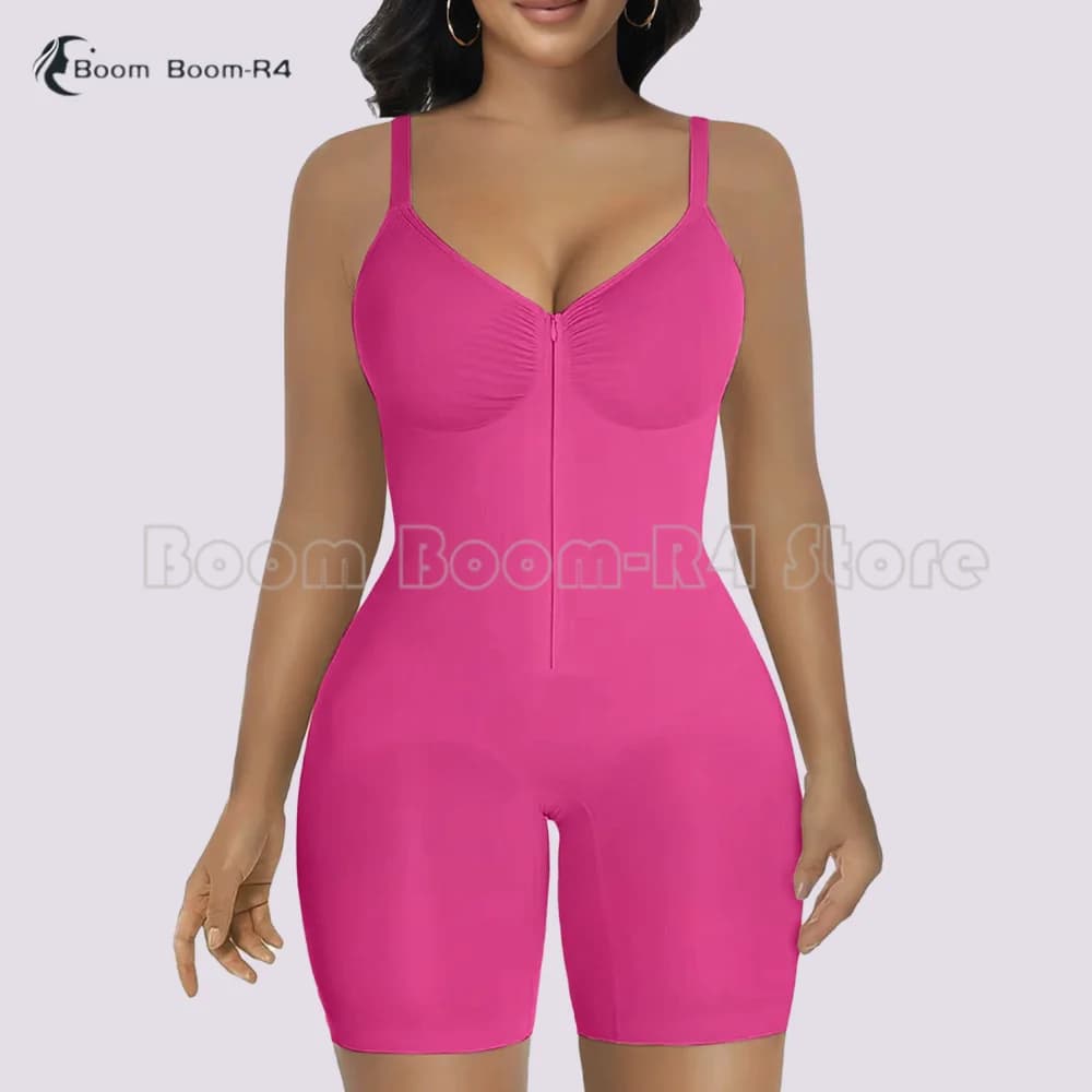 Faja Colombia Body con cerniera per il controllo della pancia Glutei Enhancer Clessidra Vita Recupero post-chirurgico Shapewear Uso post-chirurgico