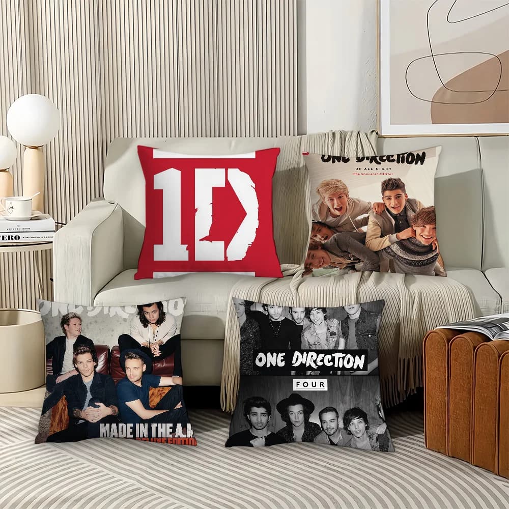 Gruppo musicale O-One D-Direction Federa Cuscini da ufficio adatti per divano, auto, camera da letto, fodera per cuscino decorativa
