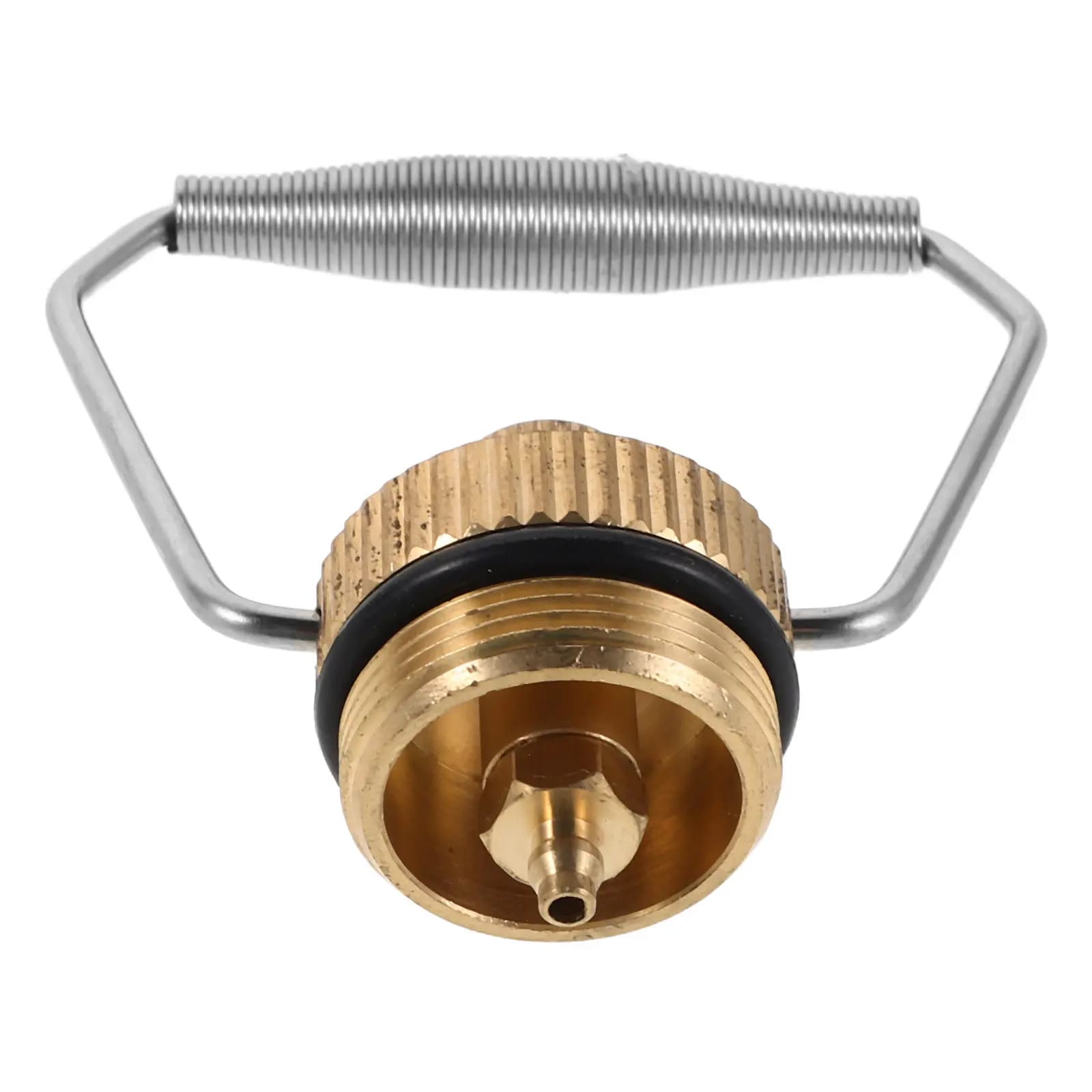 Outdoor Gas Cylinder Dustproof Aluminum Plug Cap Leakproof Gas Tank Adapter Camping Hiking Stove Parts Cylinder Covers