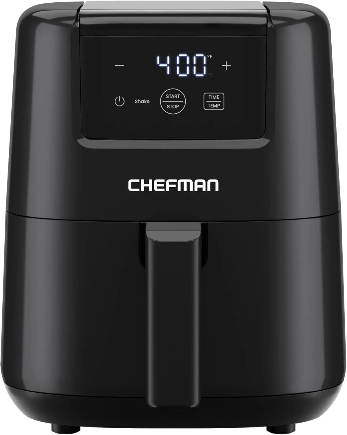 Mini 2 Qt air fryer - Digital compact air fryer with non-stick basket, fast meals in minutes, timer and reminder shots