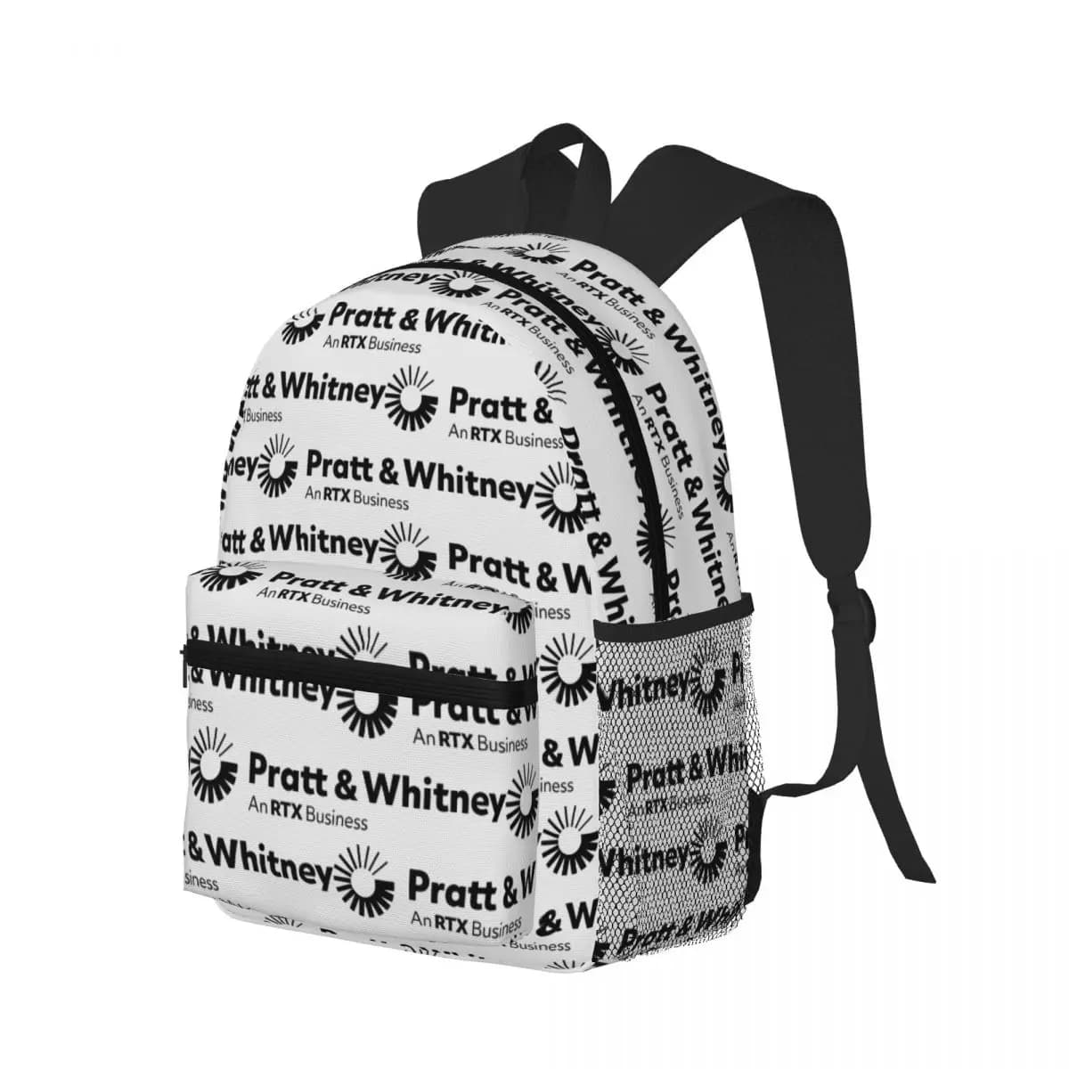 Pratt And Whitney Logo Dependable Engines Student Backpack School Bag Hiking Travel Daypack for Men Women Bookbag Shoulder Bags