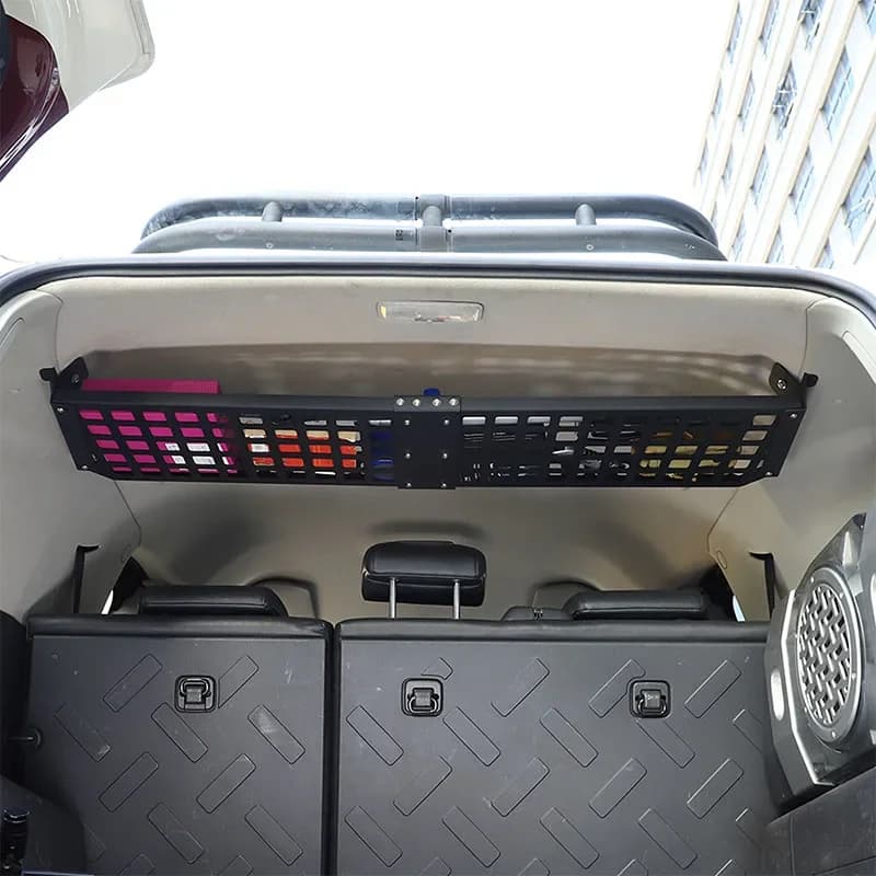 Portapacchi Multifunzionale in Alluminio Nero per Toyota FJ Cruiser 2007-2021, Accessorio Auto per Stoccaggio sul Tetto