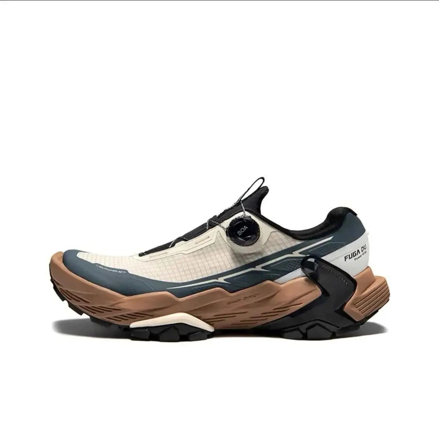 Rotating Buckle Outdoor Trail Running Shoes For Men And Women, Lightweight Breathable Non-Slip Shock-Absorbing Athletic Sneakers