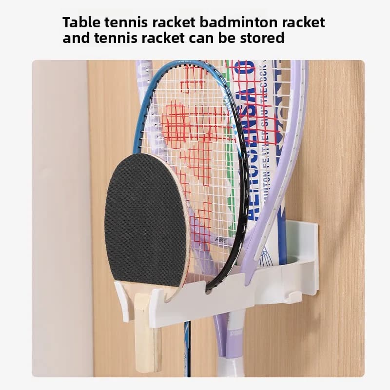 Rack Storage Rack Rack Fittings Easy to Remove Without Punching Dresses for Door Racket Tennis Racket Clothes rack