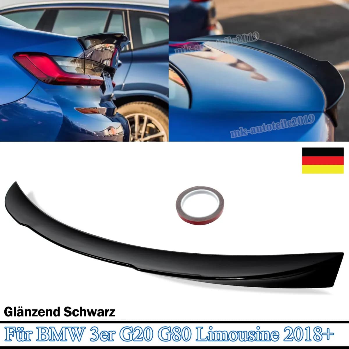 Per BMW Serie 3 G20 G28 Auto Baule Posteriore Boot Lip Spoiler Ala 330i M340i 2019 2021 2022 AC Stile Body Kit Accessori