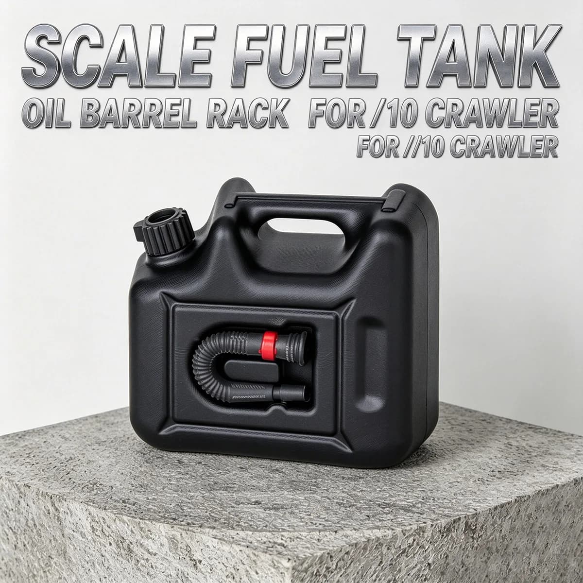 Scale Fuel Tank Oil Barrel & Luggage Rack Set for 1/10 RC Crawler SCX10 TRX4 D90 D110 RC4WD DIY