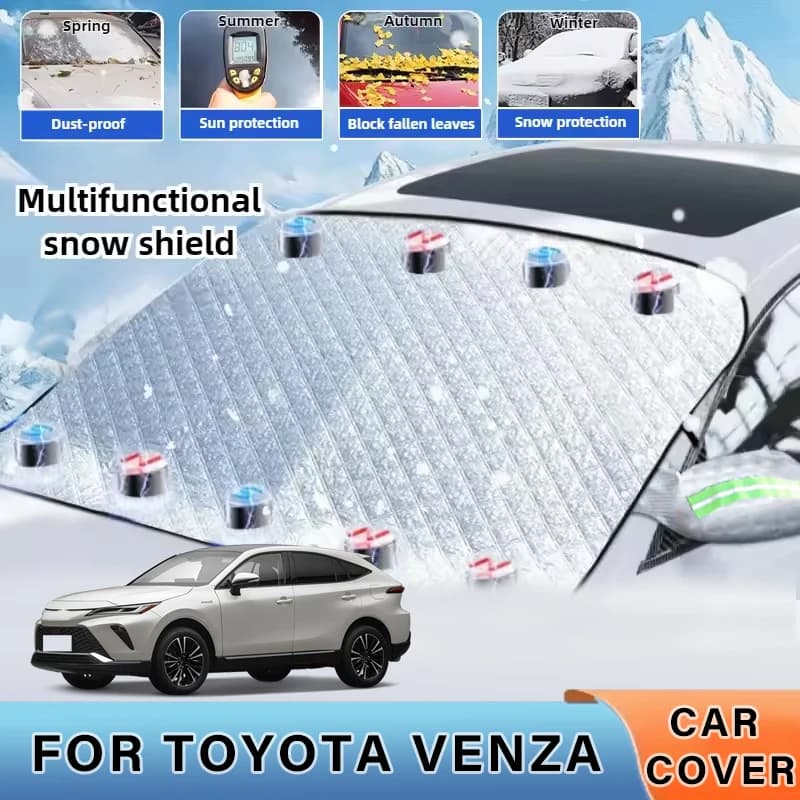Auto addensata ora Parasole Parabrezza Copertura con 5/9 magneti Protezione UV Anti Snowboard Luce solare per TOYOTA VENZA