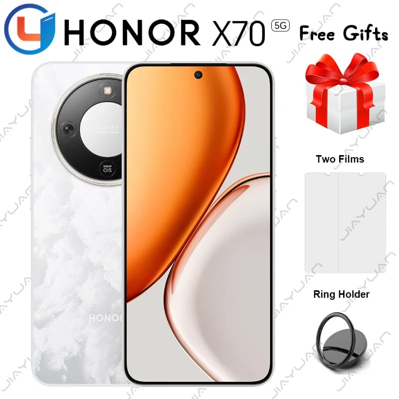 Telefono cellulare originale HONOR X70 5G Display AMOLED da 6,79 pollici Snapdragon 6 Gen 4 Batteria 8300mAh Google Play Smartphone