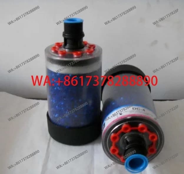 Cartuccia filtrante essiccante DC-1-2-3-4 per deumidificatore d'aria, con coperchio in silicone per respiratore e cartuccia per separazione del gas.