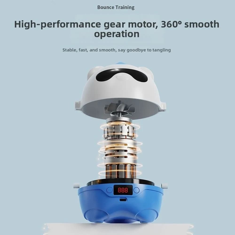 Intelligent Electric Rope Skipping Machine Wireless with Remote Control Jump Rope Machine Automatic Counter LED Display