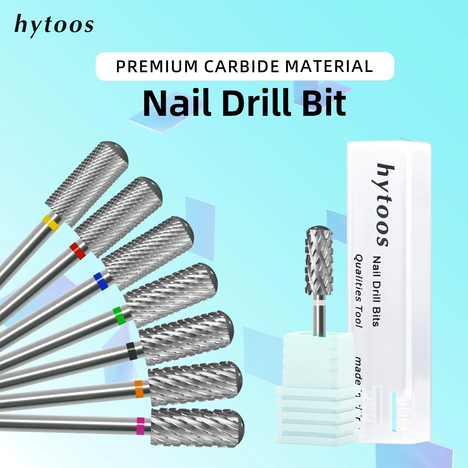 HYTOOS 5.35 mm nail cutter tip – Professional tip for gel and nail removal, for electric files, fast and safe removal of acrylic and polygel