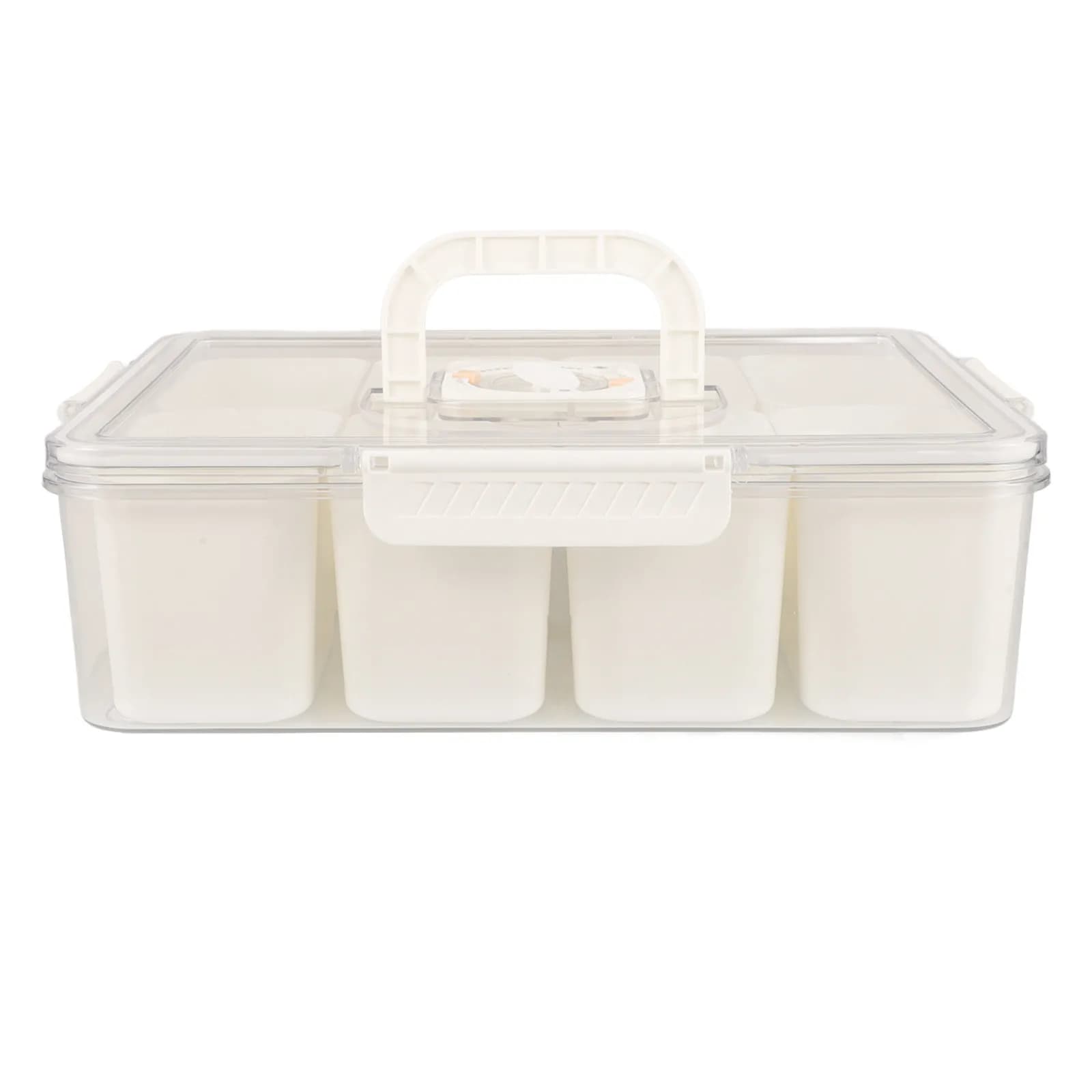 Exquisite Dried Fruit Box with Compartments Snack Serving Tray for Nuts Candies Cookies Fruit Decorative Desktop Food Storage