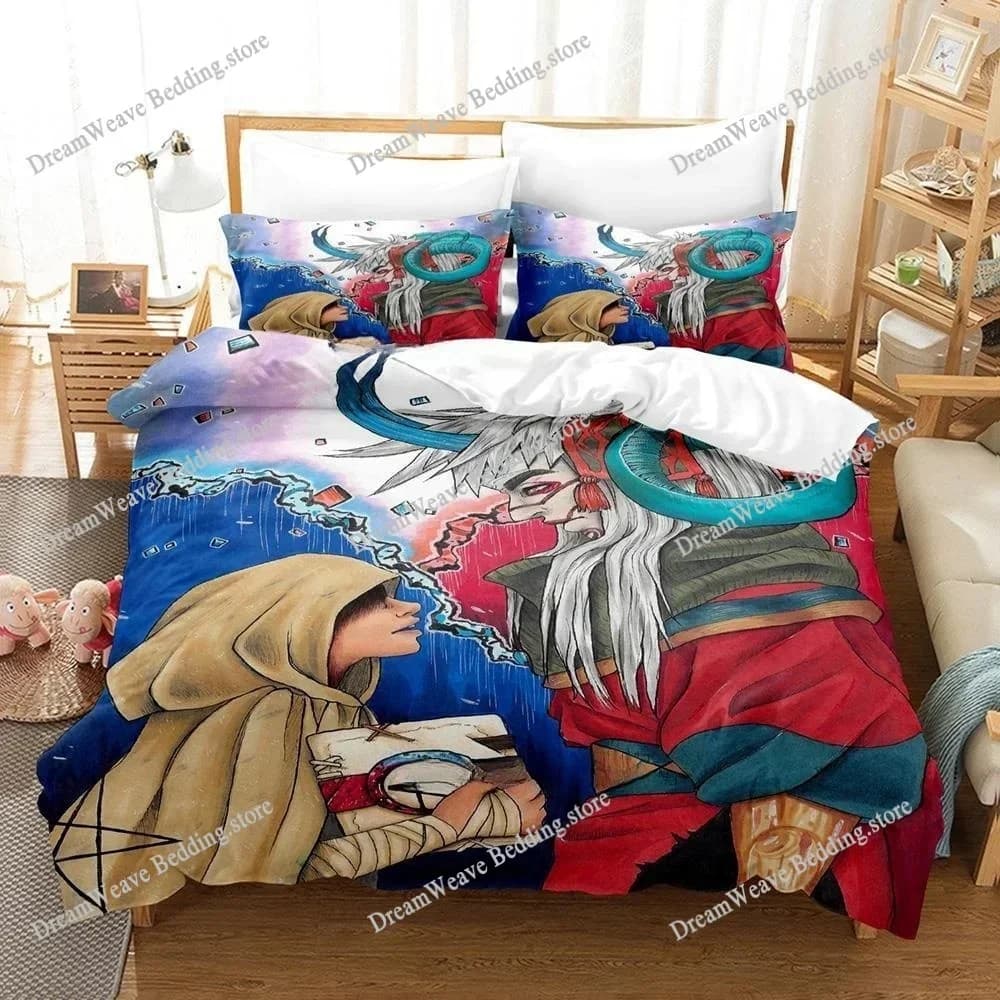 Set di Biancheria da Letto Pyre, Singolo, Matrimoniale, Queen, King Size, Set per Camera da Letto Adulti e Bambini, Set Copripiumino con Stampa 3D, Set Lenzuola 741