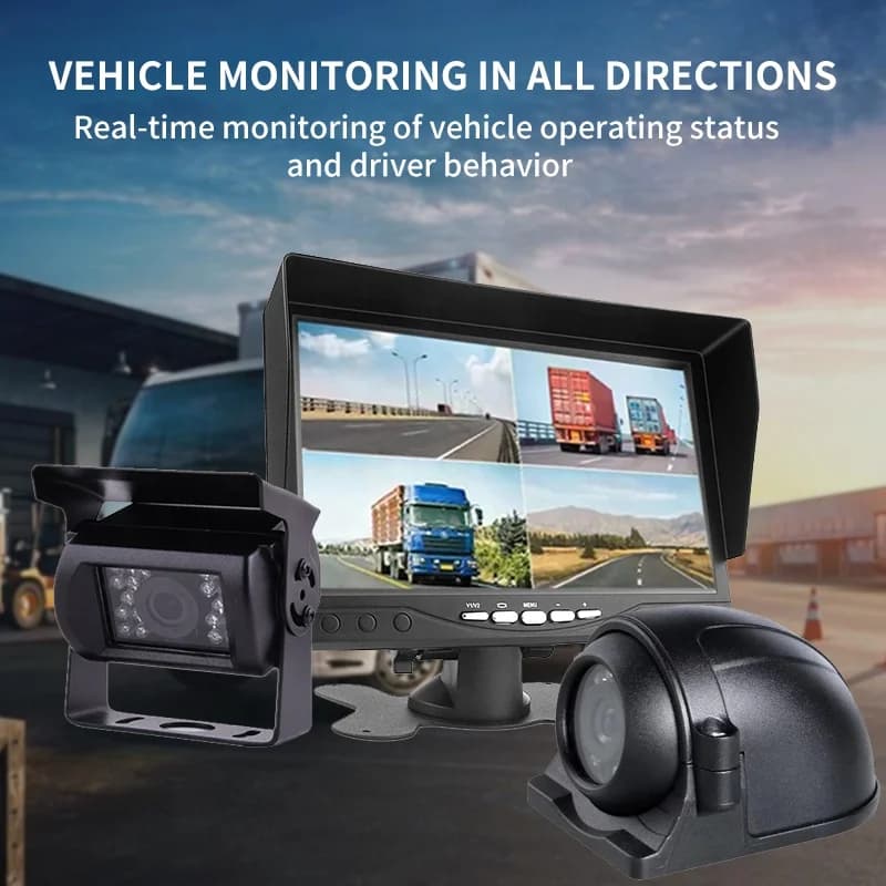 Kit DVR mobile per camion autobus HDD per veicoli a 4 canali
