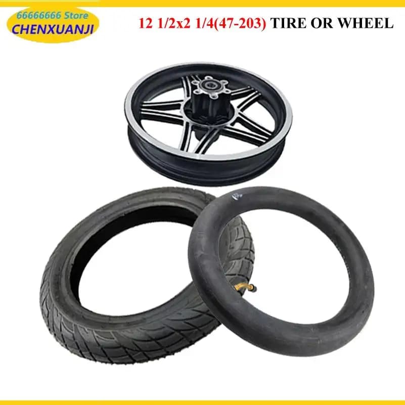 12 1/2x2 1/4 47-203 tires & inner tube fits Electric bicycle baby carrier baby carrier folding electric bicycle 12 inch tyres