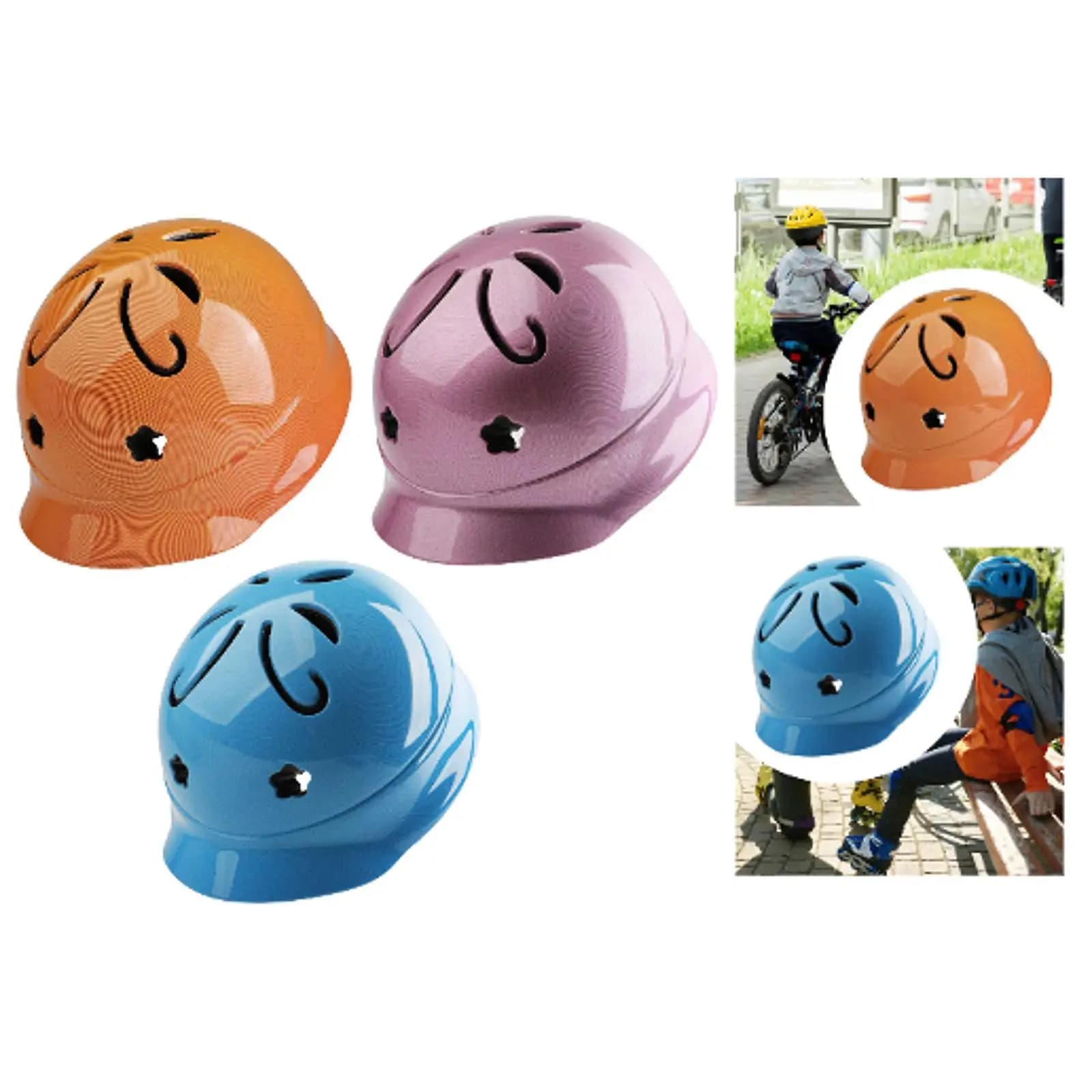 Kids Bike Helmet Lightweight Cycle Helmet for Child Biker Multi Sports