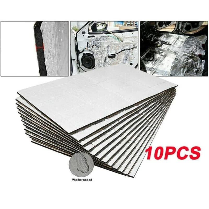 41XA Car Soundproof Deadening Truck Anti-noise Sound Insulation Mat 25x18cm Pad Mat
