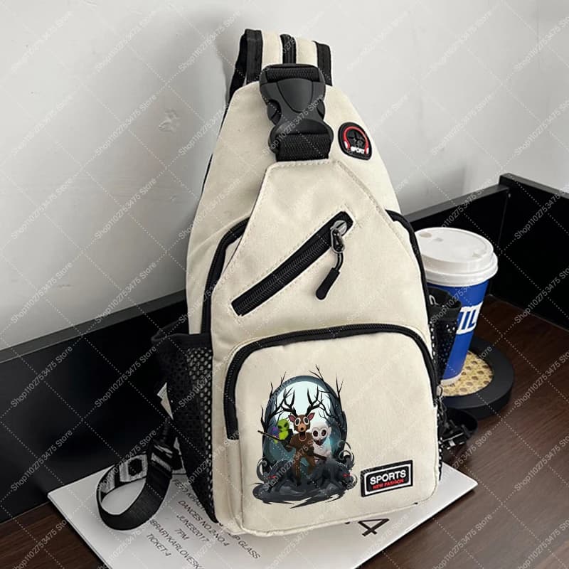 Game 99 Nights in the Forest Shoulder Bag for Kids Boy Cartoon Cartoon Nice Kids Waist Bag Printed Souls Christmas Gifts