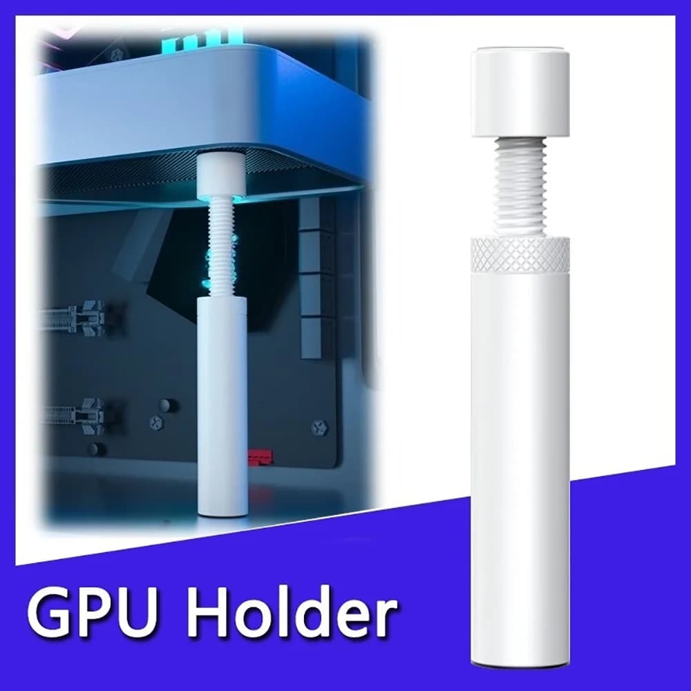 Graphics Card GPU Vertical Telescopic Rotating Support Bracket Liftable Video Card Sag Holder Bracket GPU Holder Anti Sag Stand